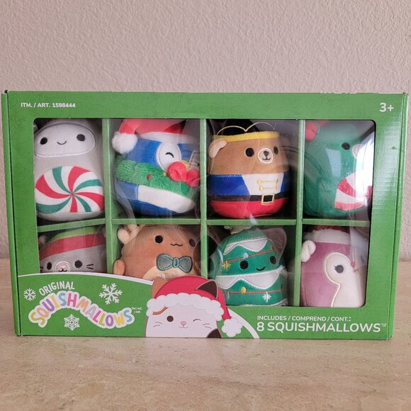 Squishmallows 4-inch Ornament Plush 8-pack Assorted NIB - Picture 2 of 4